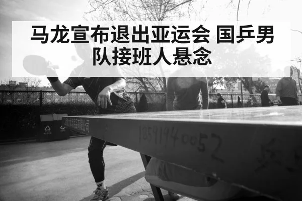 马龙宣布退出亚运会 国乒男队接班人悬念